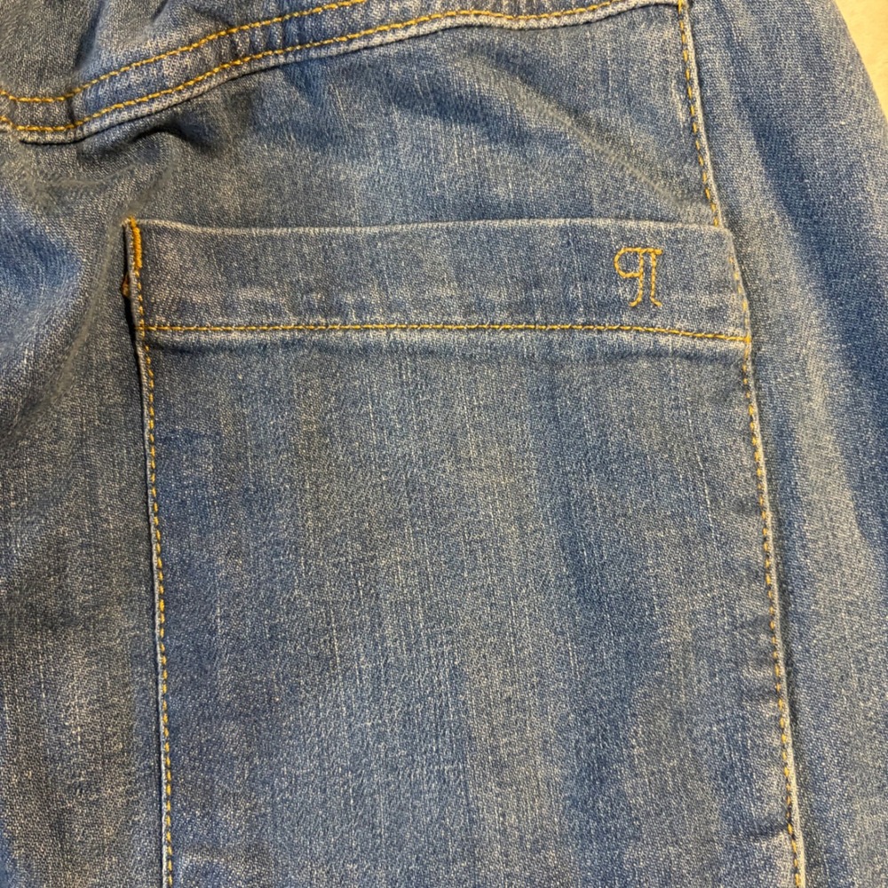 Pilcro Anthropologie Izzie Pull On Barrel Wide Leg Drawstring Jeans Size S - Picture 9 of 10